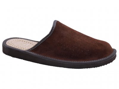 SIGVARD - Perforated Suede Brown